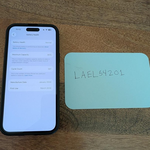 Apple iPhone 15 Plus - Unlocked, 128 GB, Black, A2847