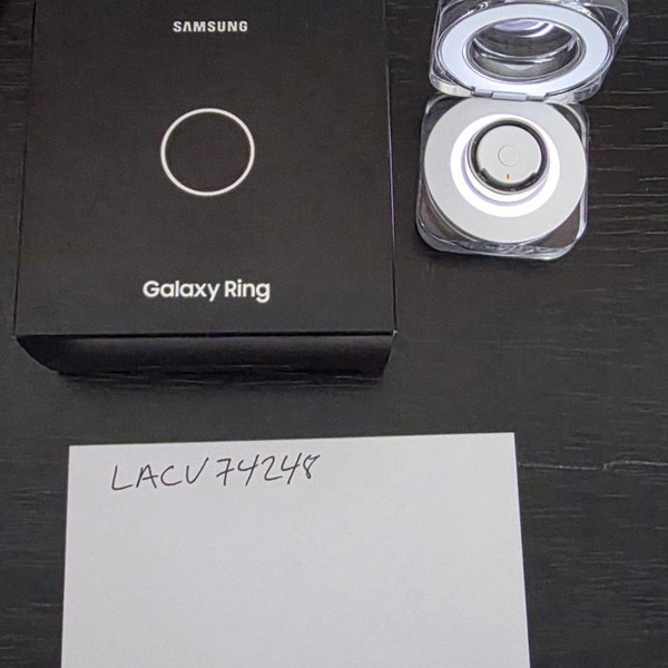 Samsung Galaxy Ring - Silver, Size 9