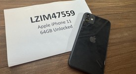 Good
													Apple iPhone 11 - Unlocked, Black, 64 GB, A2111, photo 3 of 5