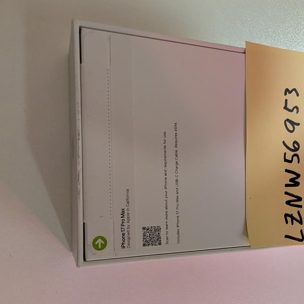 Apple iPhone 17 Pro Max - Unlocked, 256 GB, Silver, A3257