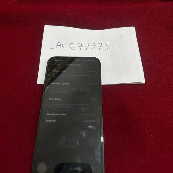 Apple iPhone 15 Pro Max - Unlocked, 256 GB, Black, A2849