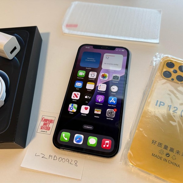 Apple iPhone 12 Pro Max - Unlocked, 128 GB, Pacific Blue, A2342