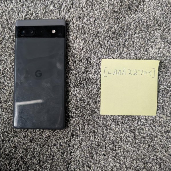 Google Pixel 6a - Unlocked, 128 GB, Charcoal, 6 GB, GX7AS