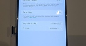 Good
													Apple iPhone 15 Pro Max - Unlocked Non-US, Black, 256 GB, A3106, photo 3 of 9