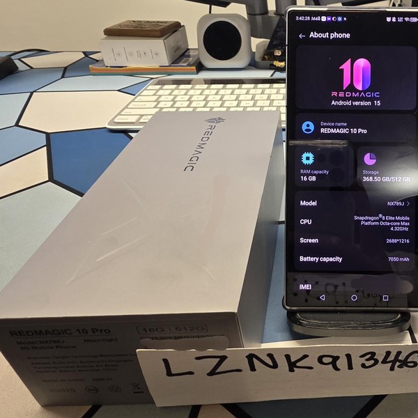 REDMAGIC 10 Pro - Unlocked, 512 GB, Moonlight, 16 GB