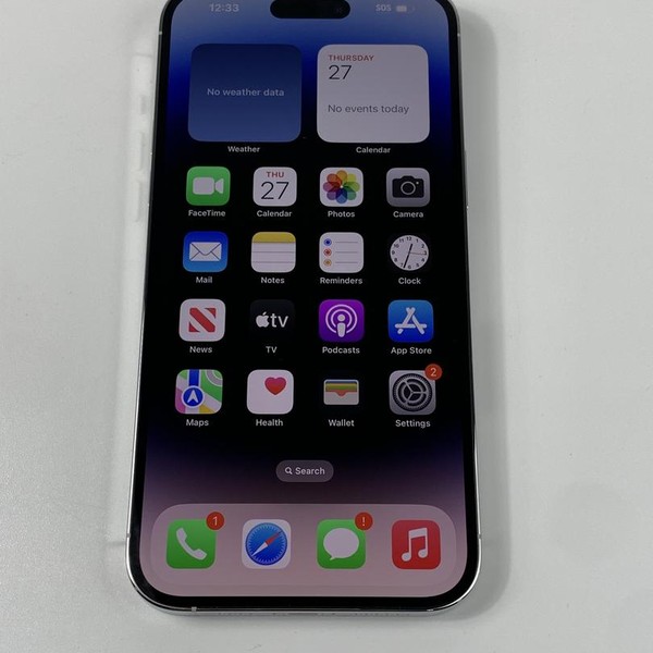 Apple iPhone 14 Pro Max - Unlocked, 256 GB, Silver, A2651