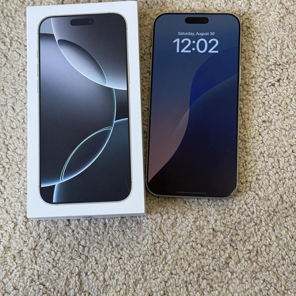 Apple iPhone 16 Pro Max - Unlocked, 256 GB, White, A3084