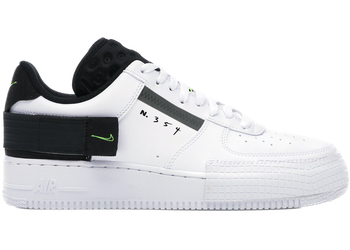 Nike Air Force 1 Type White Black Volt for sale