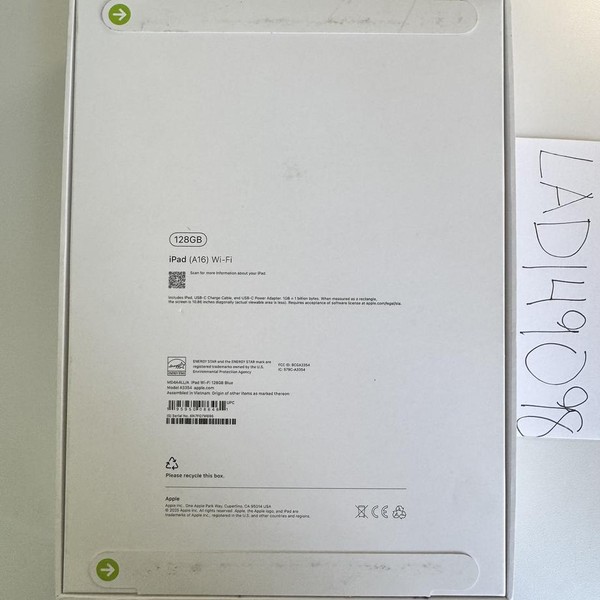 Apple iPad 11th Gen - Wi-Fi, 128 GB, Blue, A3354