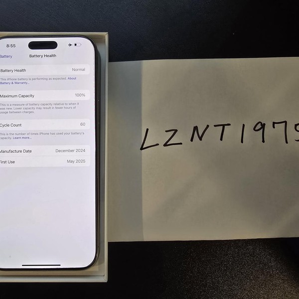 Apple iPhone 16 Pro Max - Unlocked, 256 GB, Natural, A3084