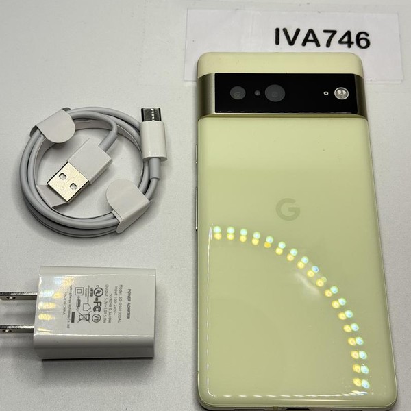 Google Pixel 7 - Unlocked, 128 GB, Lemongrass, 8 GB, GVU6C, Sub-6 5G