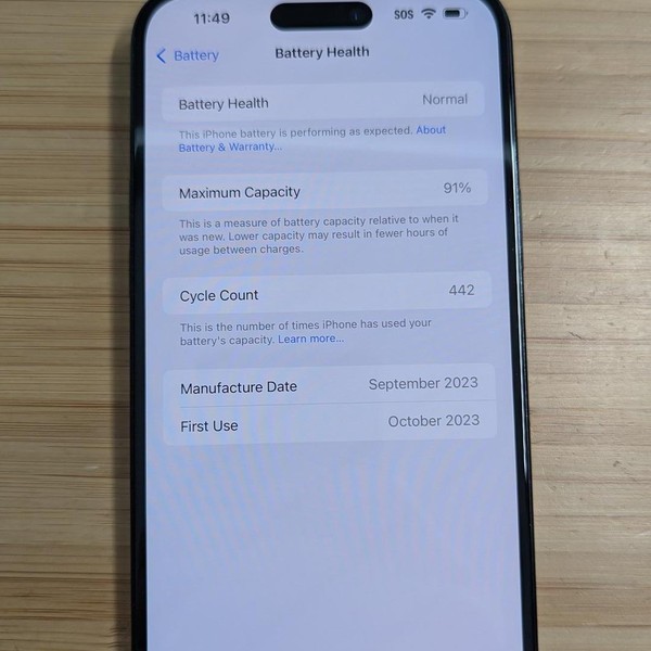 Apple iPhone 15 Plus - Unlocked, 128 GB, Black, A2847