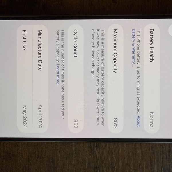 Apple iPhone 15 Pro - Unlocked, 128 GB, White, A2848