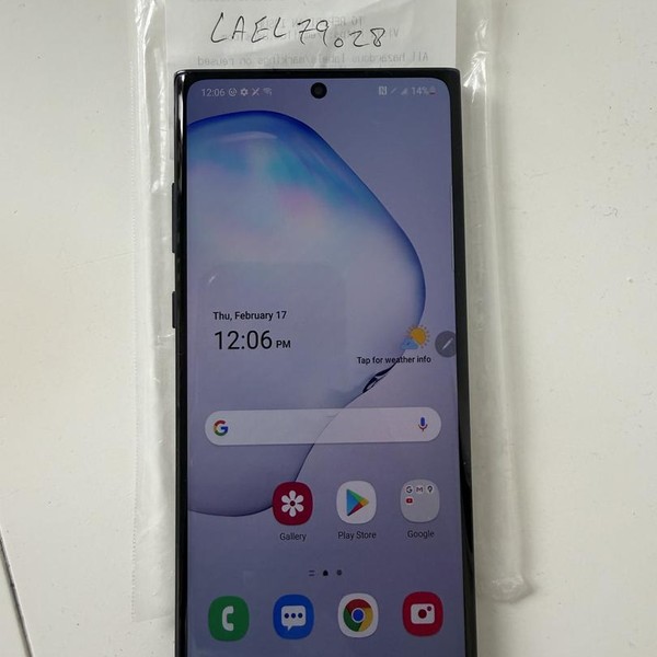 Samsung Galaxy Note 10 Plus - AT&T, 256 GB, Black, 12 GB, SM-N975U