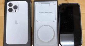 Good
													Apple iPhone 13 Pro - AT&T, Silver, 128 GB, A2483, photo 1 of 26