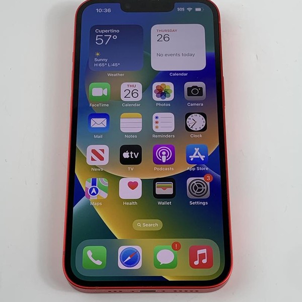 Apple iPhone 14 - Unlocked, 128 GB, Red, A2649