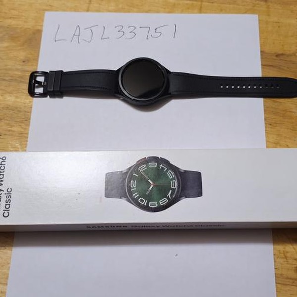 Samsung Galaxy Watch6 Classic - Unlocked, Black, 47mm