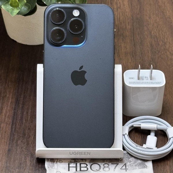 Apple iPhone 15 Pro - Unlocked, 256 GB, Blue, A2848