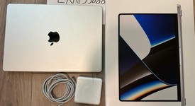 Good
													MacBook Pro 2021 - 14" - Apple M1 Pro 10-core, Silver, 1 TB, 16 GB, photo 1 of 12