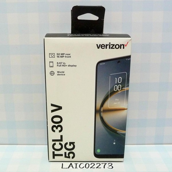 TCL 30 V 5G - Verizon, 128 GB, Gray, 4 GB