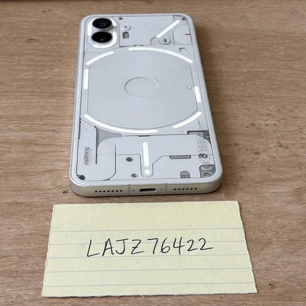 Nothing Phone (2) - Unlocked, 256 GB, White, 12 GB