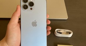 Good
													Apple iPhone 13 Pro Max - T-Mobile, Sierra Blue, 256 GB, A2484, photo 1 of 12
