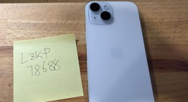 Good
													Apple iPhone 15 - Unlocked, Blue, 128 GB, A2846, photo 3 of 5