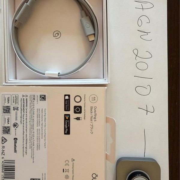 Oura Ring Gen 4 - Black, Size 11