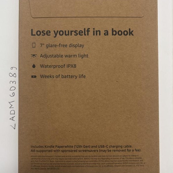 Amazon Kindle Paperwhite 12th Gen 2024 - Amazon, Black