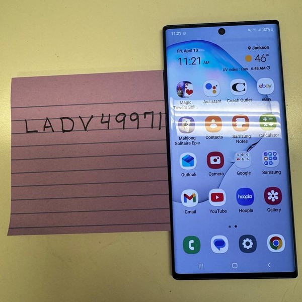 Samsung Galaxy Note 10 Plus - Unlocked, 512 GB, Black, 12 GB, SM-N975U1