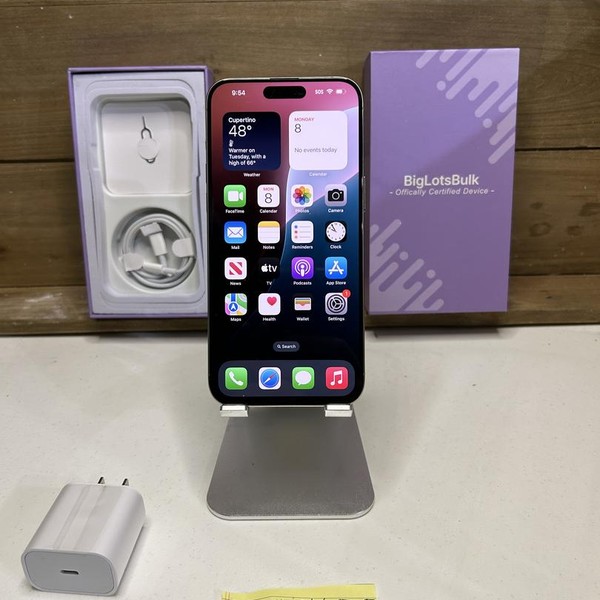 Apple iPhone 15 Pro Max - Unlocked, 256 GB, Natural, A2849