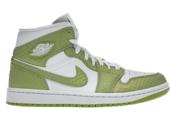 Jordan 1 Mid Green Python (Women's) for sale