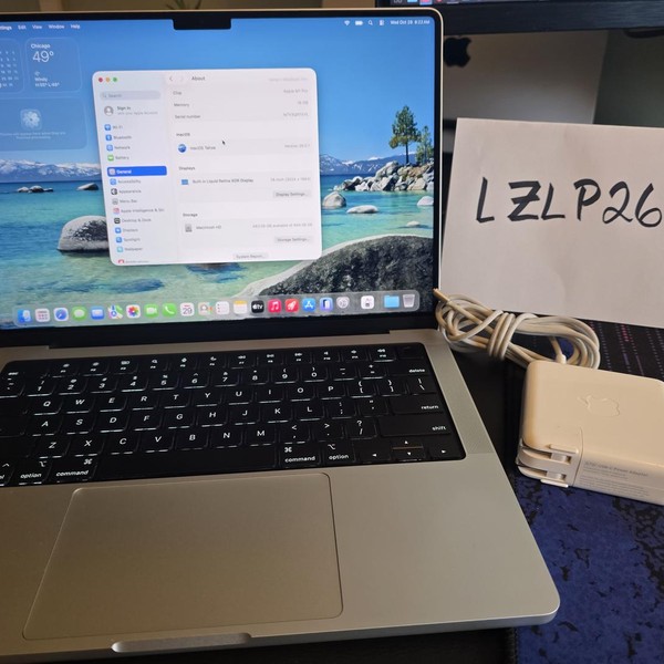 MacBook Pro 2021 - 14 inch - 512 GB, Silver, 16 GB, Apple M1 Pro 8-core