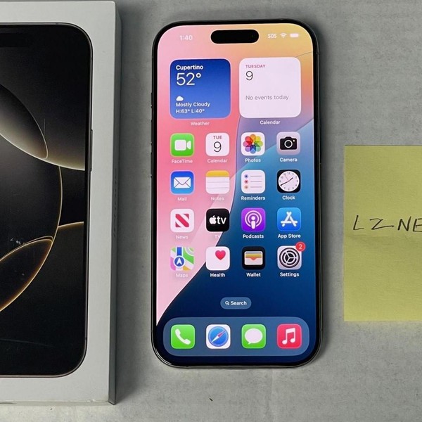 Apple iPhone 16 Pro - Verizon, 256 GB, Natural, A3083