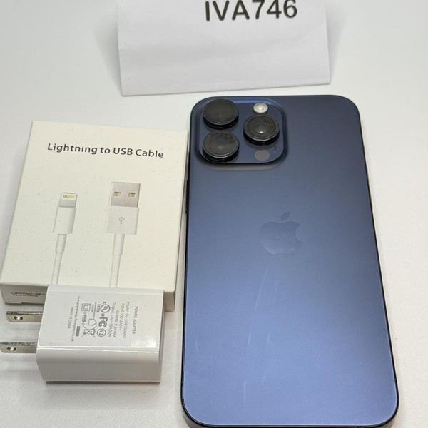 Apple iPhone 15 Pro Max - Unlocked, 256 GB, Blue, A2849