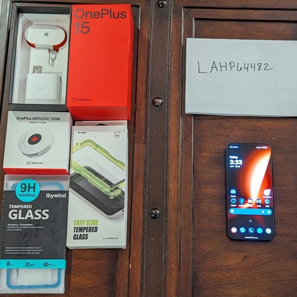 OnePlus 15 - Unlocked, 256 GB, Infinite Black, 12 GB