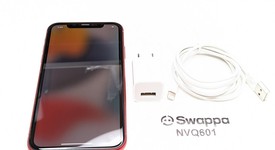 Good
													Apple iPhone 11 - Unlocked, Red, 64 GB, A2111, photo 1 of 4