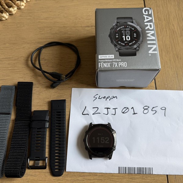 Garmin Fenix 7X Pro - Black, Sapphire Solar