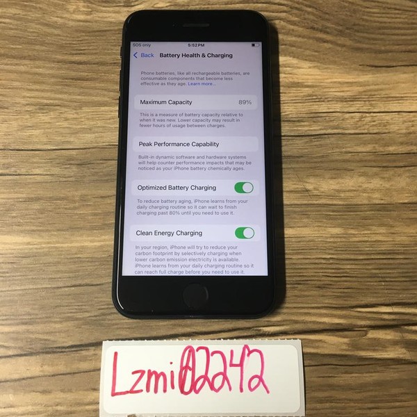 Apple iPhone SE 3rd Gen 2022 - T-Mobile, 128 GB, Midnight, A2595