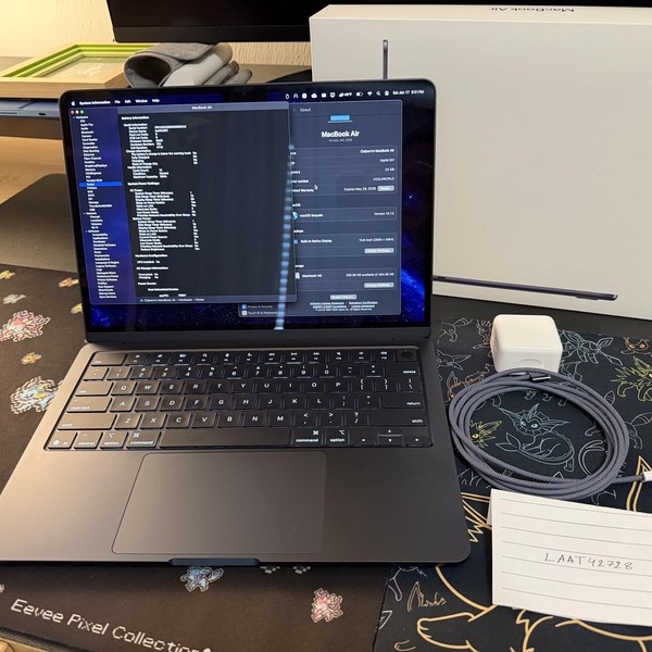 MacBook Air 2025 (M4) - 13 inch - Apple M4, Midnight, 512 GB, 24 GB