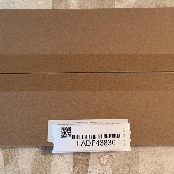 Apple iPad 6th Gen - Wi-Fi, 32 GB, Gray, A1893