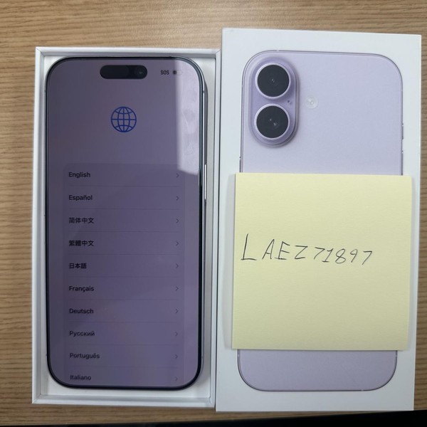Apple iPhone 17 - Unlocked, 256 GB, Lavender, A3258
