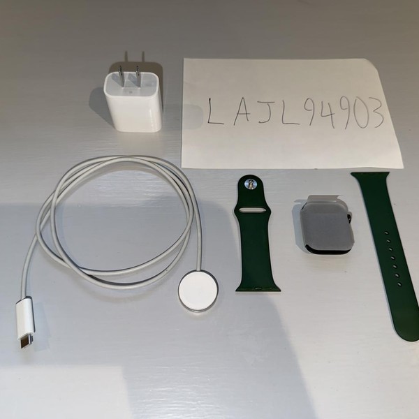 Apple Watch Series 7 41mm - Unlocked, Green, A2475 - Cellular, Aluminum