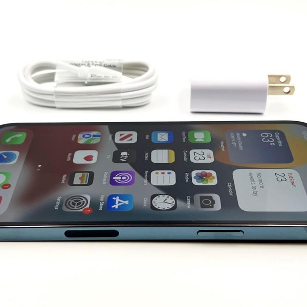 Apple iPhone 12 Pro Max - Unlocked, 256 GB, Pacific Blue, A2342