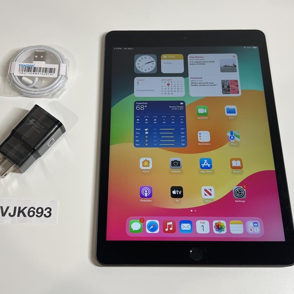 Apple iPad (9th Gen) - Unlocked, 64 GB, Gray, A2603