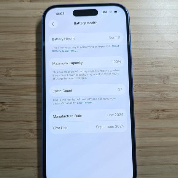 Apple iPhone 16 - AT&T, 128 GB, Ultramarine, A3081