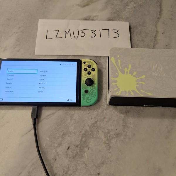 Nintendo Switch - OLED - 64 GB, White, Splatoon 3