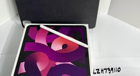 Good
													Apple iPad Air 5th Gen - Wi-Fi, Pink, 256 GB, A2588, photo 1 of 19
