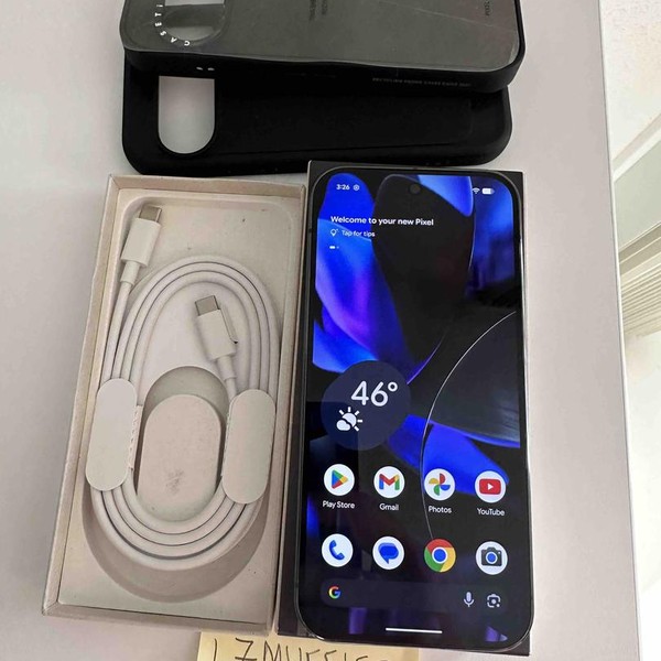 Google Pixel 9 Pro - Unlocked, 128 GB, Obsidian, 16 GB, GR83Y