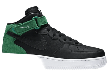 Nike Air Force 1 Mid '07 Black Green White (Women's) for sale